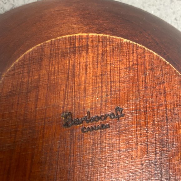 Vintage Baribocraft Wooden Bowls Set of 3 - Picture 6 of 9